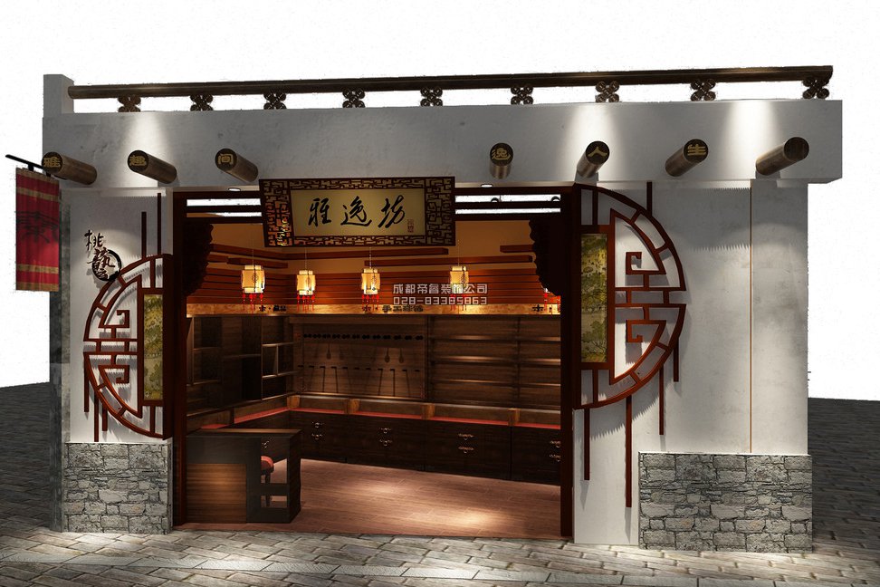 成都古玩店鋪門頭怎樣裝修設(shè)計(jì)才好？
